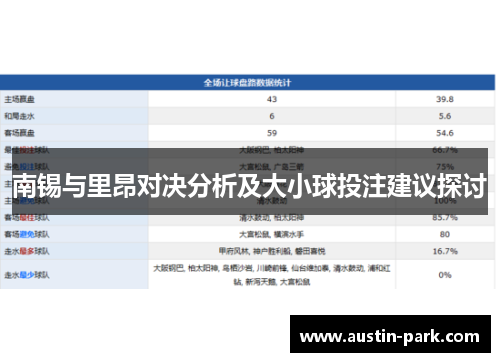 南锡与里昂对决分析及大小球投注建议探讨